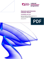 Outcome and Outcome Indicator Banks: Availability and Use (Wadia and Parkinson, 2011)