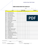 Crane Inspection Checklist 2