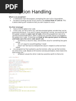 Exception Handling: What Is An Exception?