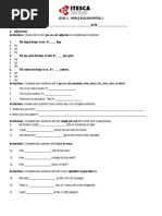 1st. Partial Exam Level 2