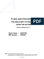 Plans and Procedures Recovery Persons From Water FINAL