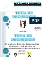 Toma de Decisiones