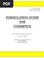 Cosmetic Formulation 1