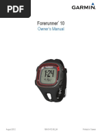 Forerunner 10: Owner's Manual