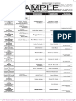 Sample: Offices Democratic Candidates Write-In Candidates Other Candidates Republican Candidates