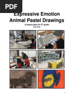 Expressive Emotion Animal Pastel Drawings: A Lesson Plan For 5 Grade