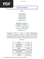 Chair Analysis Report