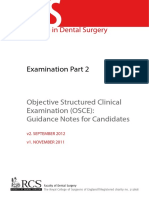 LDS OSCE Guidance For Candidates