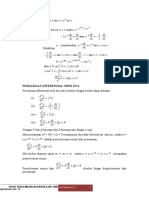 Persamaan Diferensial Orde 2