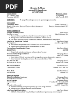 Moore Alexander Resume