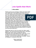 Simple Love Spells That Work