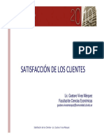 Satisfaccion de Los Clientes - SATISFACC PDF