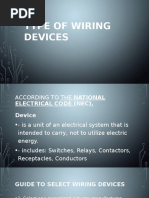 Type of Wiring Devices