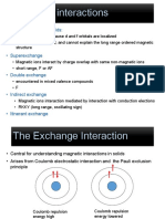 Magnetic Interactions