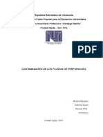 Contaminacion de Los Fluidos de Perforacion