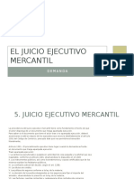 El Juicio Ejecutivo Mercantil