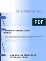 Grupo 5 . - Tecnicas de Expresion Oral