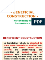 Beneficial Construction 