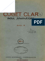 Cuget Clar (Noul Sămănător"), 2, 1937-8