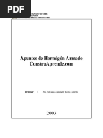 Apuntes de Hormigon Armado PDF