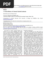 A Critical History of Chromic Myeloid Leukemia