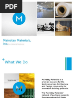 Mainstay Textile Presentation For A&d