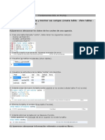 MySQL DDL Ejercicios