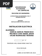 Proyecto de Instalacion Electrica