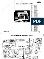 Singer 603 Parts List