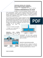 Diseño de Fuentes Ornamentales de Agua