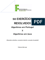 Exercícios Algoritmos