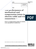 BS 4579-2 The Performance of Mechanical and Compression Joints in Electric Cable and Wire Connectors