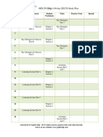 General IELTS 60 Day Study Plan