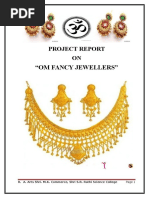 "Om Fancy Jewellers": Project Report ON