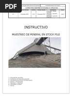 Muestreo de Mineral en Stock