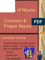 Comon ProperNouns