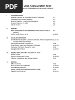 Viola Fundamentals Book: Table of Contents I. Left Hand Action