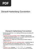 Denavit Hartenberg Convention