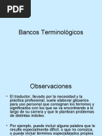 Bancos Terminológicos