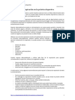 La Respiración en La Práctica Deportiva