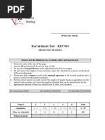 Recruitment Test - REC#04: (Print Your Name)