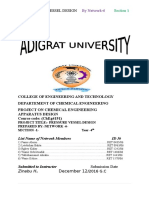 Project On Pressure Vessel
