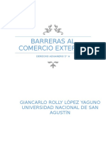 Barreras Al Comercio Internacional