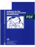 Evidence For The Ten Steps To Successful Breastfeeding PDF