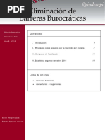 Eliminacion de Barrera Burocráticas. Indecopi PDF