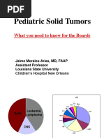 Pediatric Solid Tumors