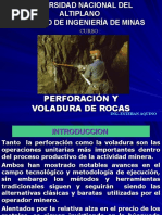 Perforacion y Voladura de Rocas I