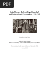 Sean Byers' 2012 PHD Dissertation "Sean Murray, The Irish Republican Left and International Communism, 1916-1962".