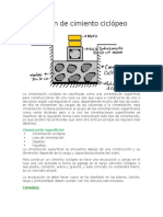 Construcción de Cimiento Ciclópeo