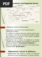 Afghanistan and Regional Actors